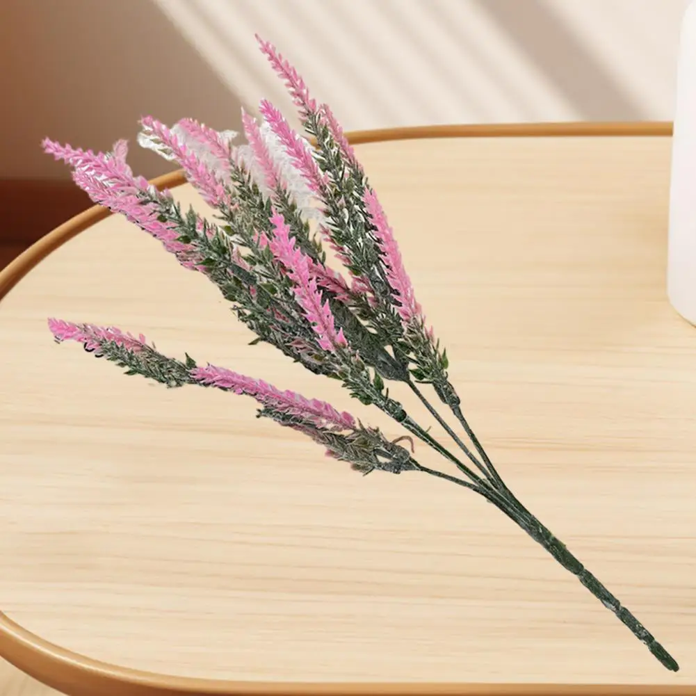 

Faux Lavender Decor Elegant Artificial Lavender Floral Branches for Wedding Party Home Office Table Centerpiece Realistic