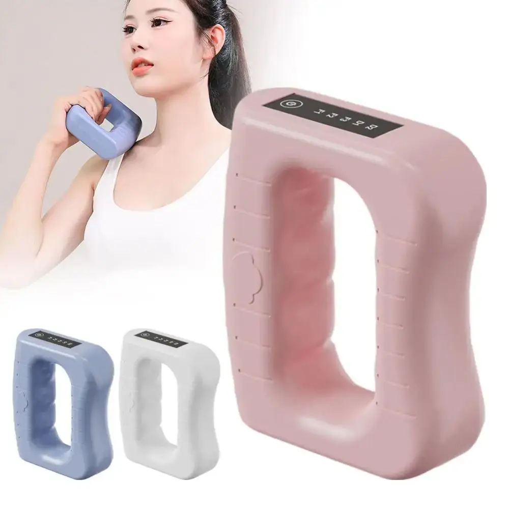 

Портативное электрическое массажное кольцо для фасции, эргономичное, 5 режимов вибрации, электрическая машина для массажа тела, регулируемая скорость с поясом