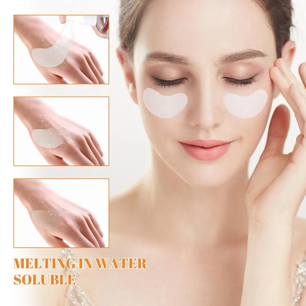 Collagen Soluble Film Anti Aging Remove Dark Circles Firming Eye Lift Care Fade Moisturizing Eye Mask Skin Wrinkles K3W3