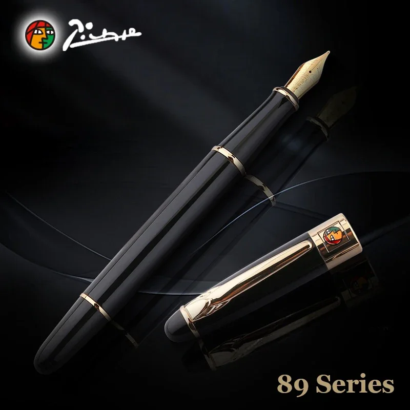 

Pimio 89 Series Fountain Pen Luxury Elegant Pens Writing Calligraphy Practice 14K Gold Fine Nib Office Supplies Stationery Gift