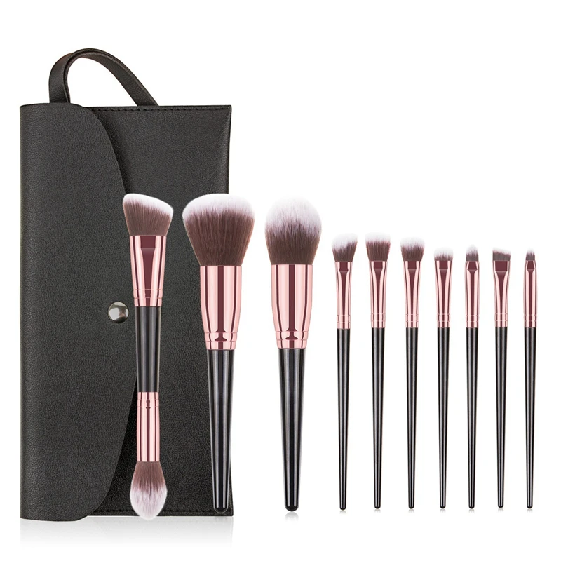 15 Pcs/set Exquisite workmanship Gradient fiber wool comofort-handle profession soft and delicate brush set