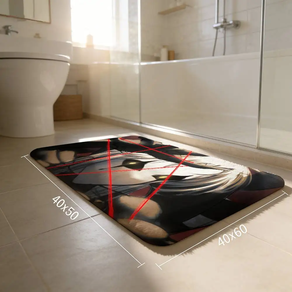 The Freak Circus Pierrot Floor Mat Retro Multiple Choice Living Room Kitchen Rug Non-Slip Modern Home Decor