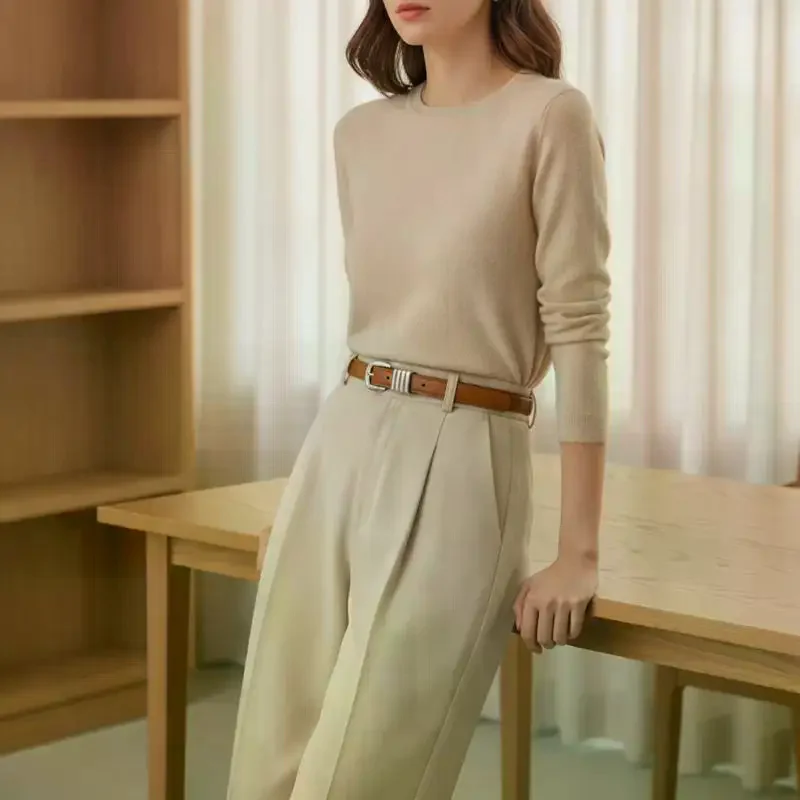 Slim PU Leather Waist Belt Korean Retro Style Pin Buckle Adjustable Versatile Belt for Jeans Dress Matching