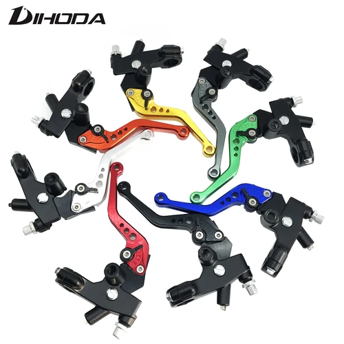 Imagen 1 del producto Abrazadera Universal para palancas de embrague delantero de manillar de motocicleta, 22MM, 7/8 "", para Honda, Suzuki, Kawasaki, Yamaha D10