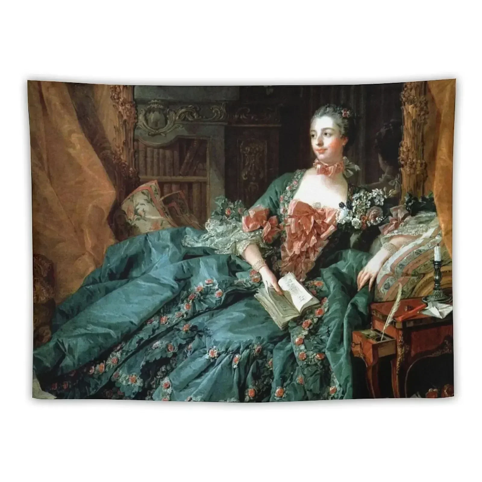 

Madame de Pompadour, by Boucher, Francois Tapestry Aesthetic Room Decor Room Decor Room Aesthetic Tapestry