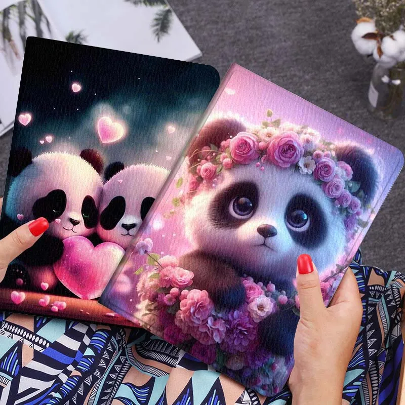 

Panda Art Flower Love Heart For Xiaomi Redmi Mi Poco Pad 2 5 6s 7 7s Ultra Pro Max 14 12.4 12.1 inch Soft Tablet Case Gift