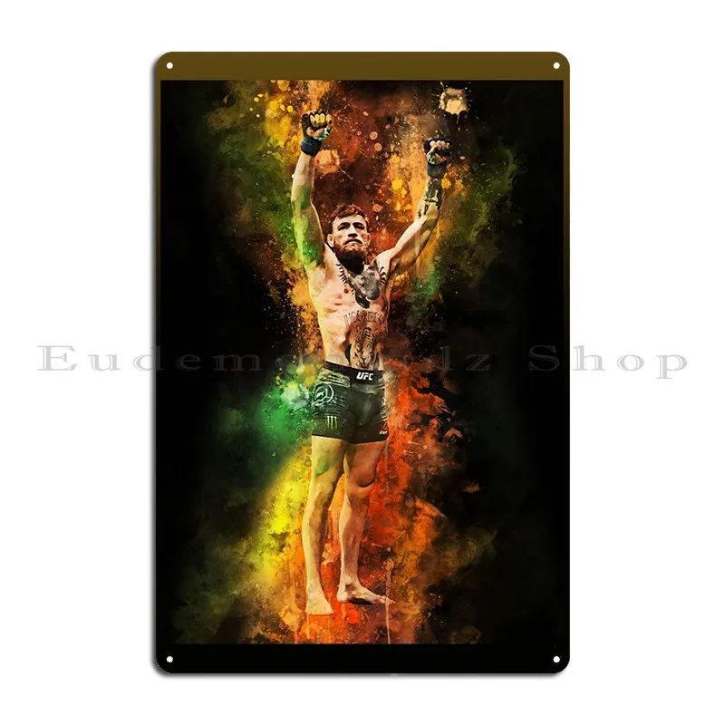 Conor Mcgregor Metal Sign Party Club Retro Design Funny Club Party Tin Sign Poster