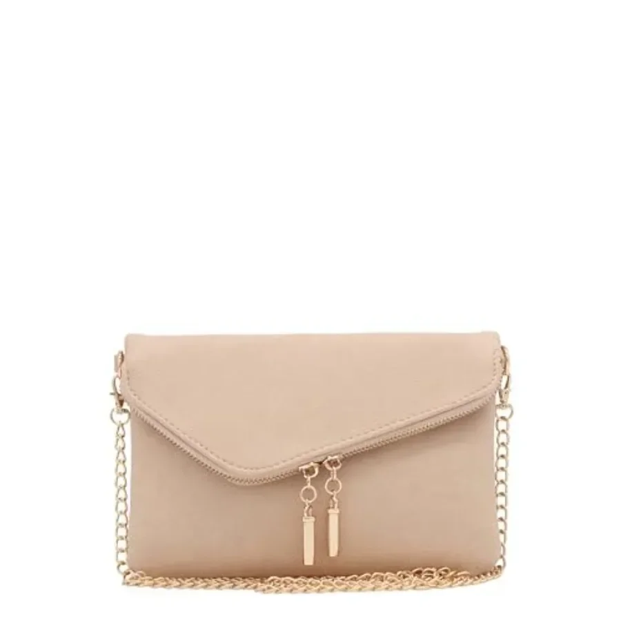 

FashionPuzzle Envelope Wristlet Clutch Crossbody Bag with Chain Strap