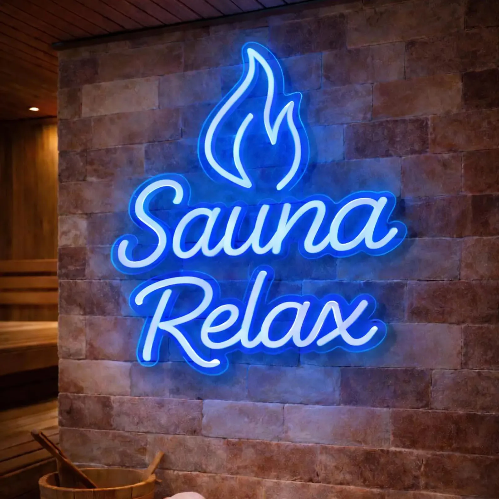 Sauna Neon Sign,Custom Sauna Neon Sign,Nordic Spa Decor,Welcome To The Heat,Sauna Time,Bath Broom,Palm Tree Led Decor