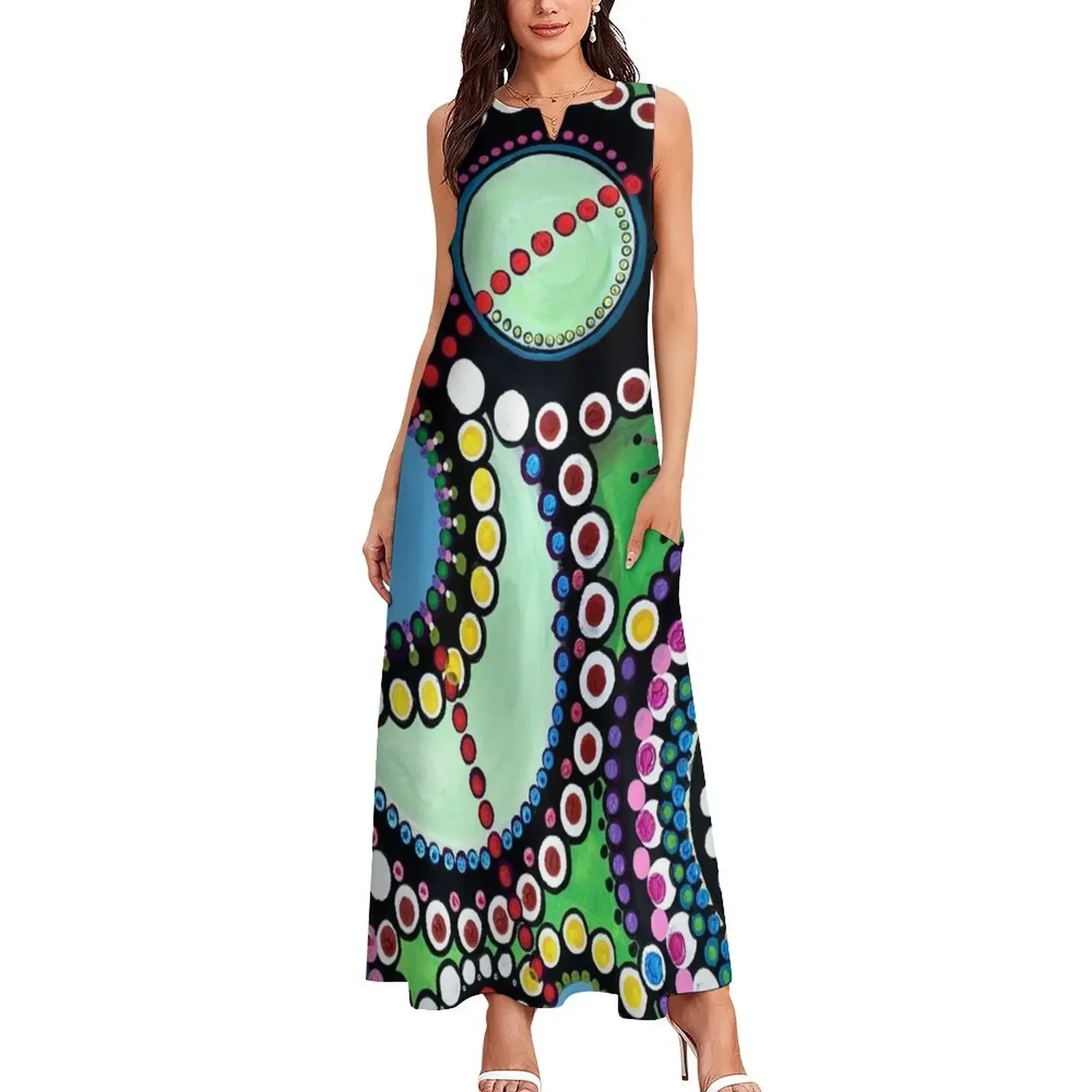 ราชินีดิสโก้ - ไล่ล่าความสุข 2021 ชุดเดรสยาว GChristopher สำหรับงานพรอม งานปาร์ตี้ ชุดเดรสฤดูร้อนสำหรับผู้หญิง