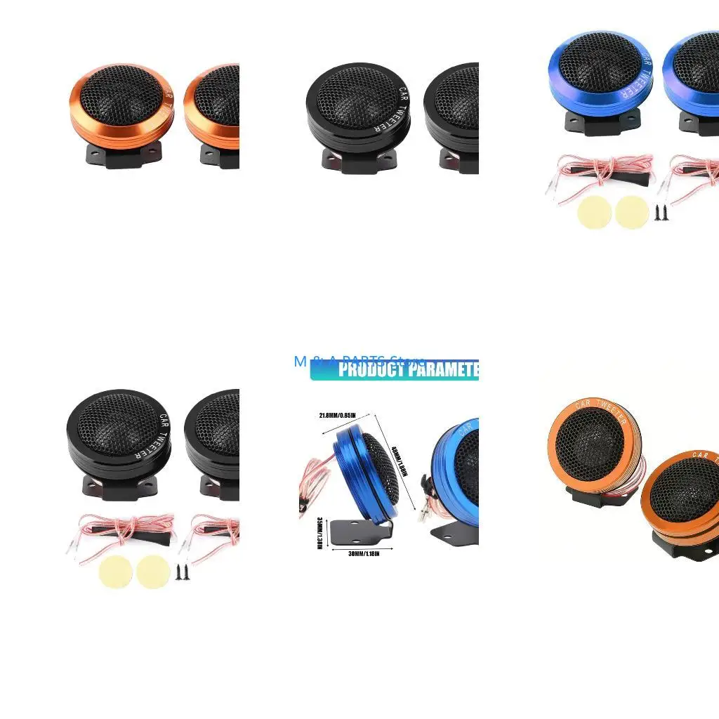U1JF Compact Vehicle Sound Tweeters Speakers Offering Rich Highs And Simple Setup 2pcs