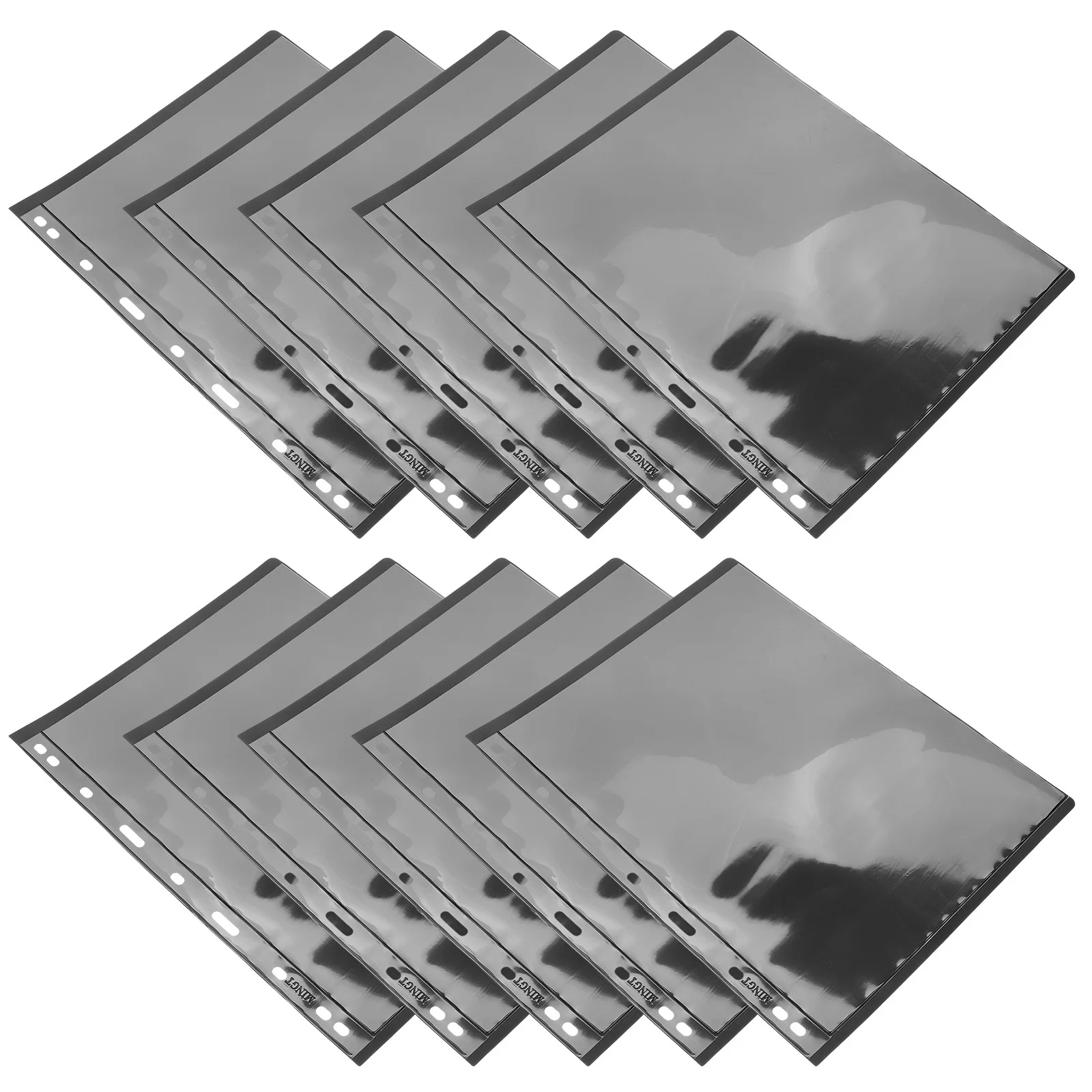 

10Pcs Postage Stamp Storage Sleeves Safe Materials Stamp Album Pages Postcard Collecting Supplies Standard Albums