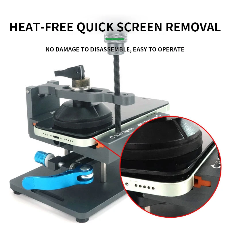 RL-601S Plus Multifunctional Dismantling Screen Rotating Fixture/2 in 1 Disassemble/360 Rotation/FasteningClampAdjustable
