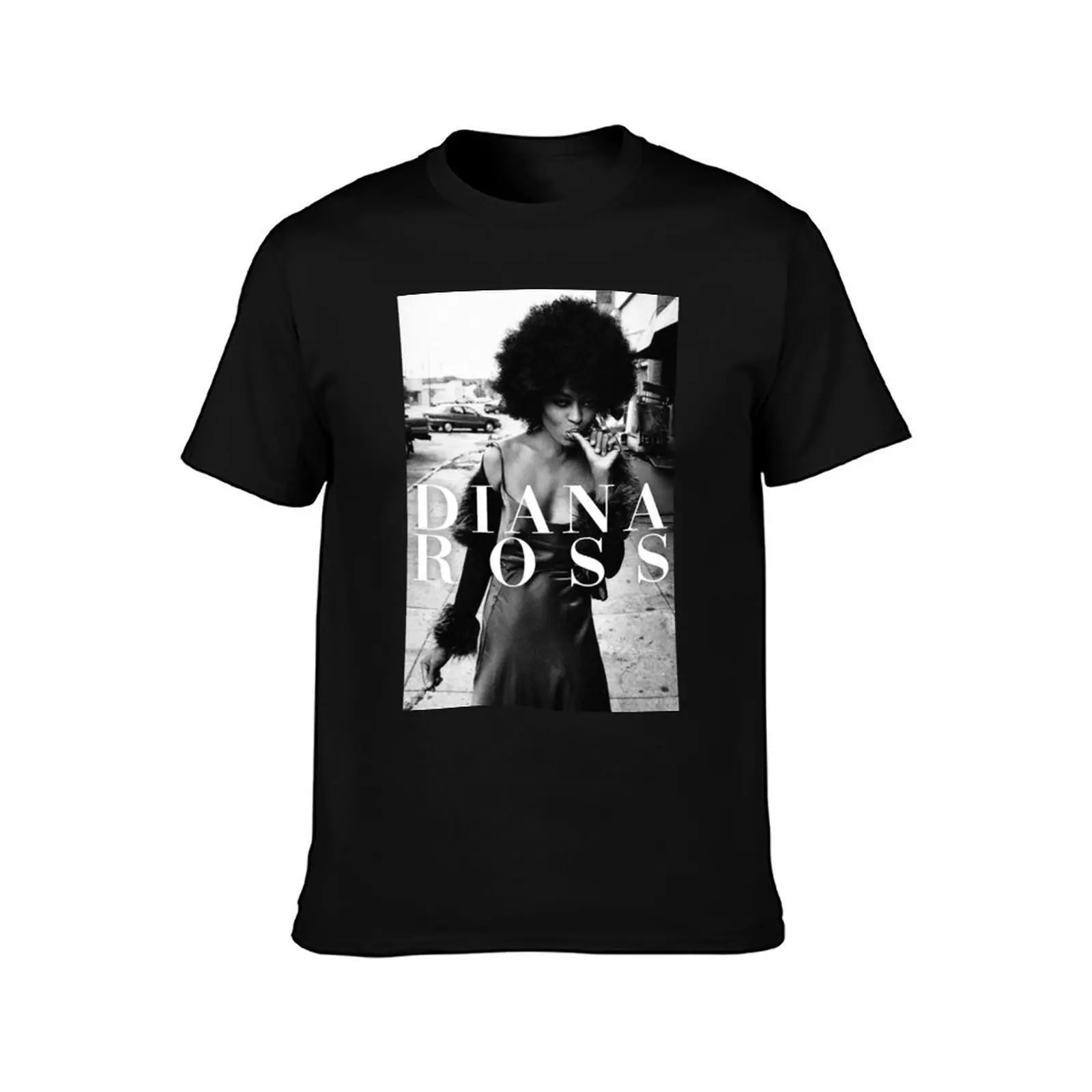 Diana-Ross T-Shirt luxury clothing labubu sublime oversize t-shirts man korean fashion men workout shirt