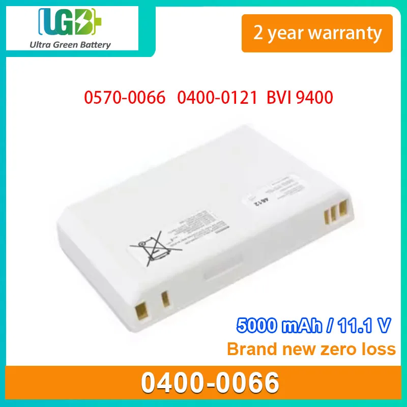 

UGB New Battery For Verathon BladderScan BVI9400 0400-0066 0570-0066 0400-0121 11.1V 5000mAh