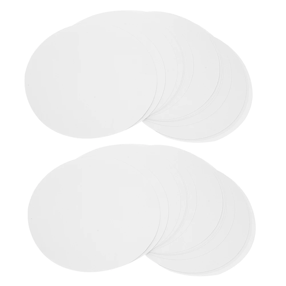 

100Pcs Round Drawing Cardboard Versatile Craft Paper for Drawing Painting DIY Handicrafts Lightweight and Portable Art Supplies