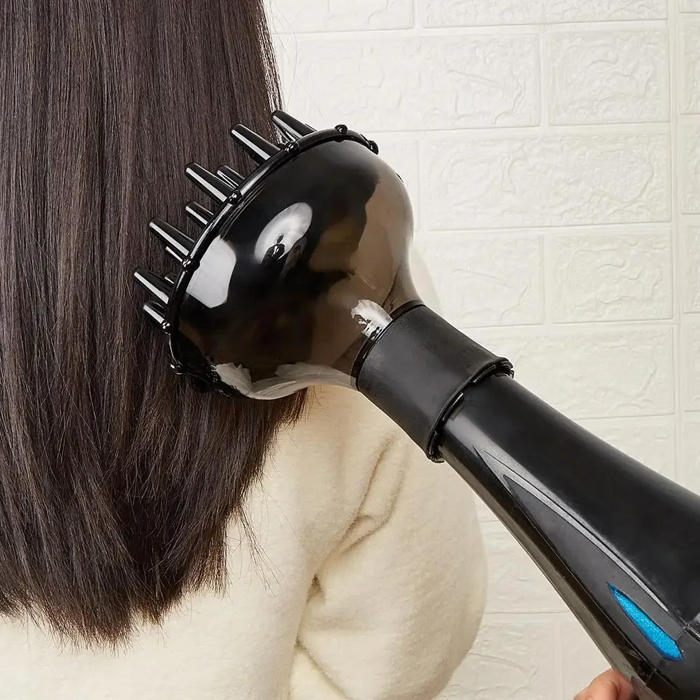 Universal Hair Dryer Diffuser Funnel Shape Hairdryer Diffuser Nozzle Blow Dryer Diffuser for Curly and Natural Wavy Hair