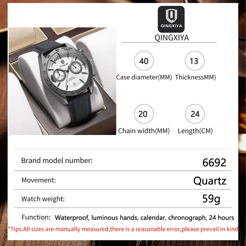 QINGXIYA Mode Coole Schwarze Quarzuhr für Männer Luxus Leder Wasserdicht Leucht Datum Herren Uhr Relogio Masculino