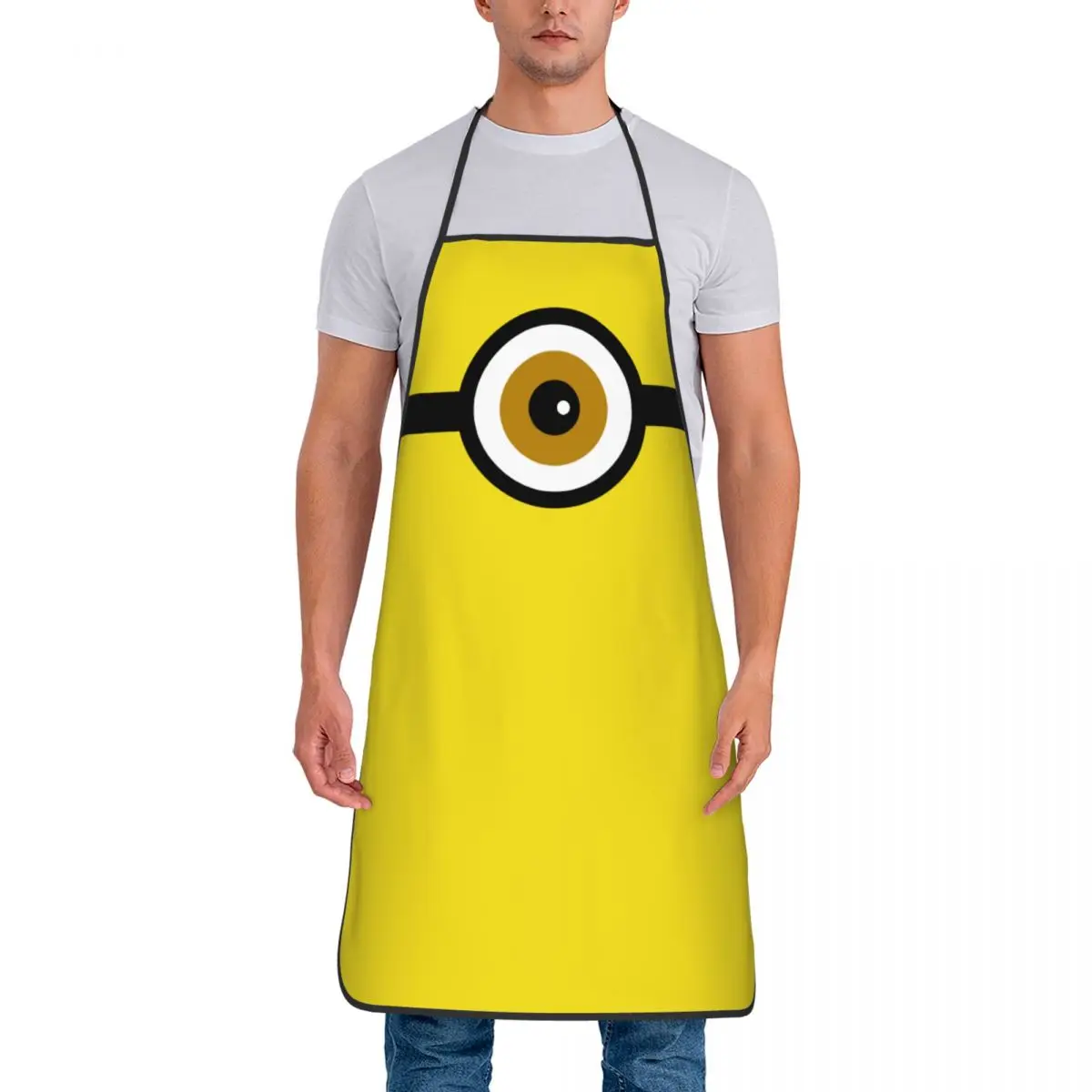 Custom Bib Cool Apron for Men Women Adult Chef Cooking Kitchen Despicable Me Tablier Cuisine Baking