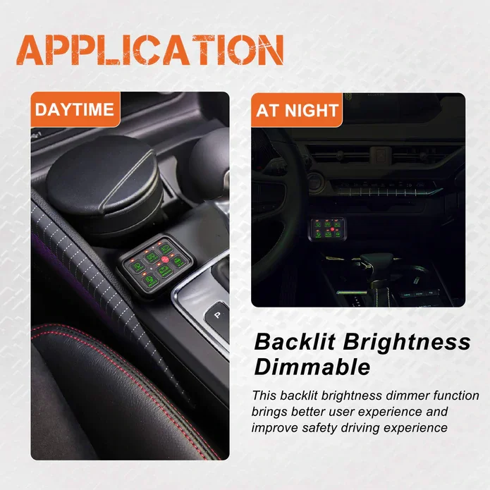 NEW MINI 4 6 8 GANG LED SWITCH PANEL SYSTEM OFF ROAD LIGHT CONTROLLER