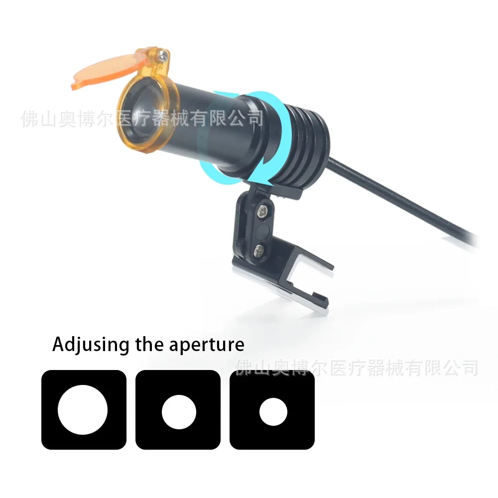 Rechargeable dimmable LED headlights Surgical headlights Dental magnifying glass Surgical battery powered 5W 3W