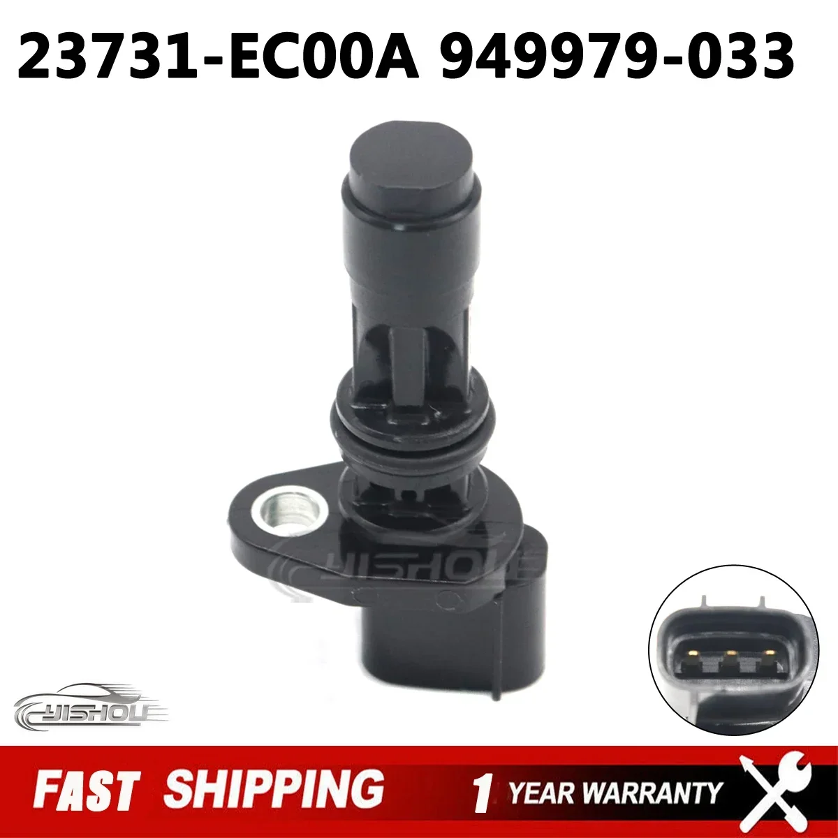 Auto Kurbelwellen Positions sensor cps 23731-ec00a 23731-033 für Nissan Almera Navara Pathfinder X-Trail 949979 2,2 l yd25 dci d40