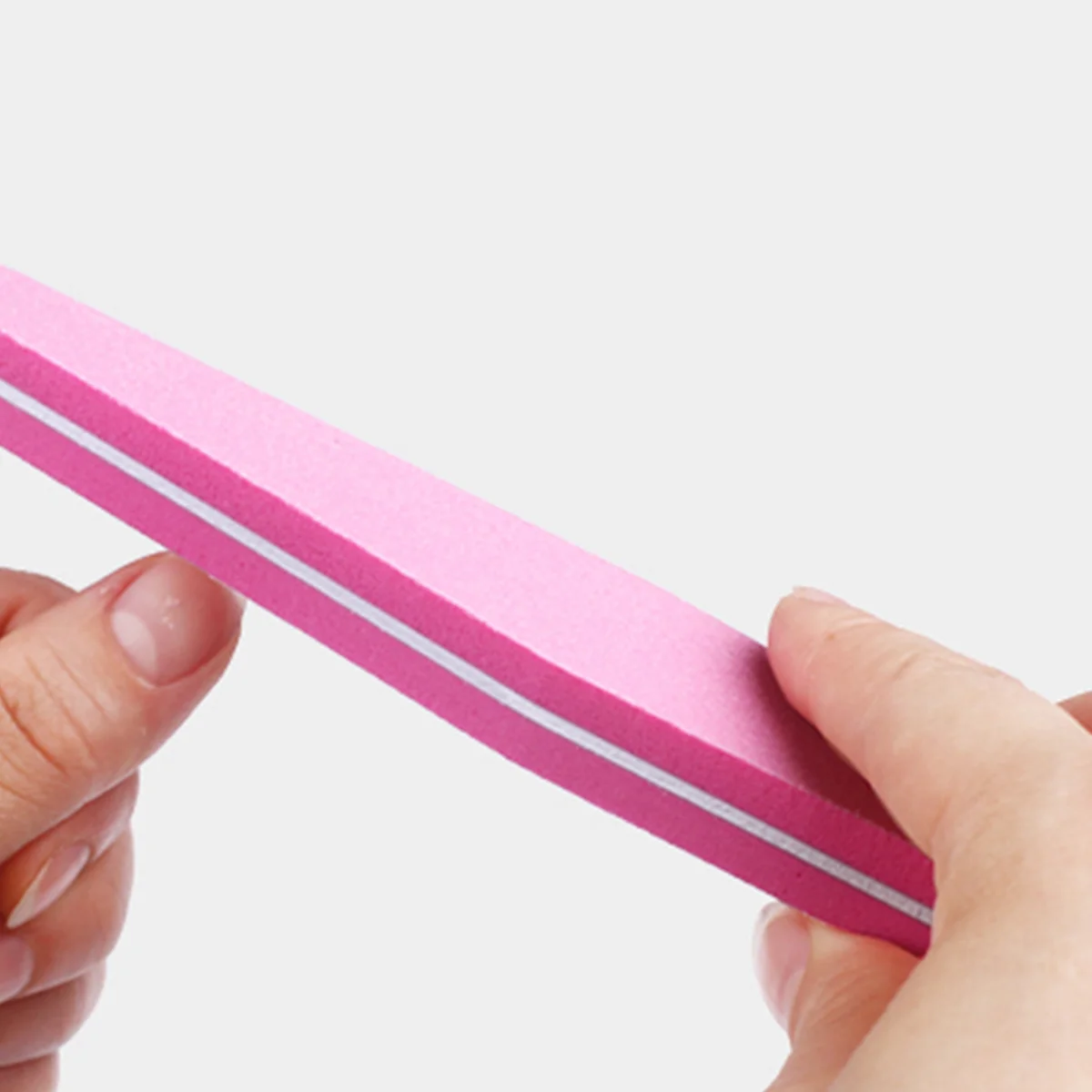 

10pcs Adhesive Nail File Stick Double Side Frosted Strip For Natural False Nails Manicure Tool Nail Sanding Block Polishing