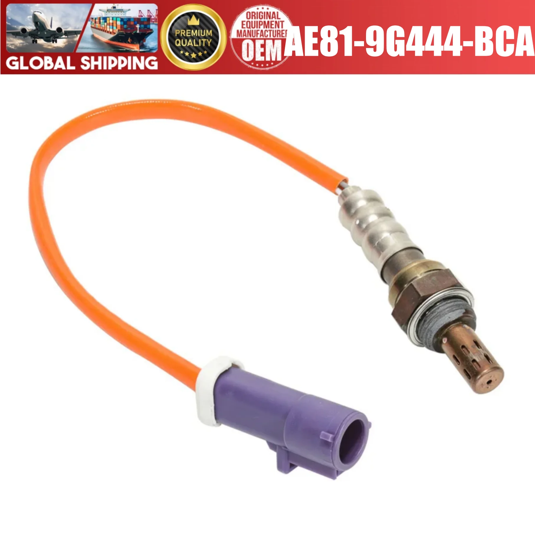 1 unidade de sensor de oxigênio traseiro AE81-9G444-BCA para Ford Fiesta 1.5L 1.6L 2011-2018