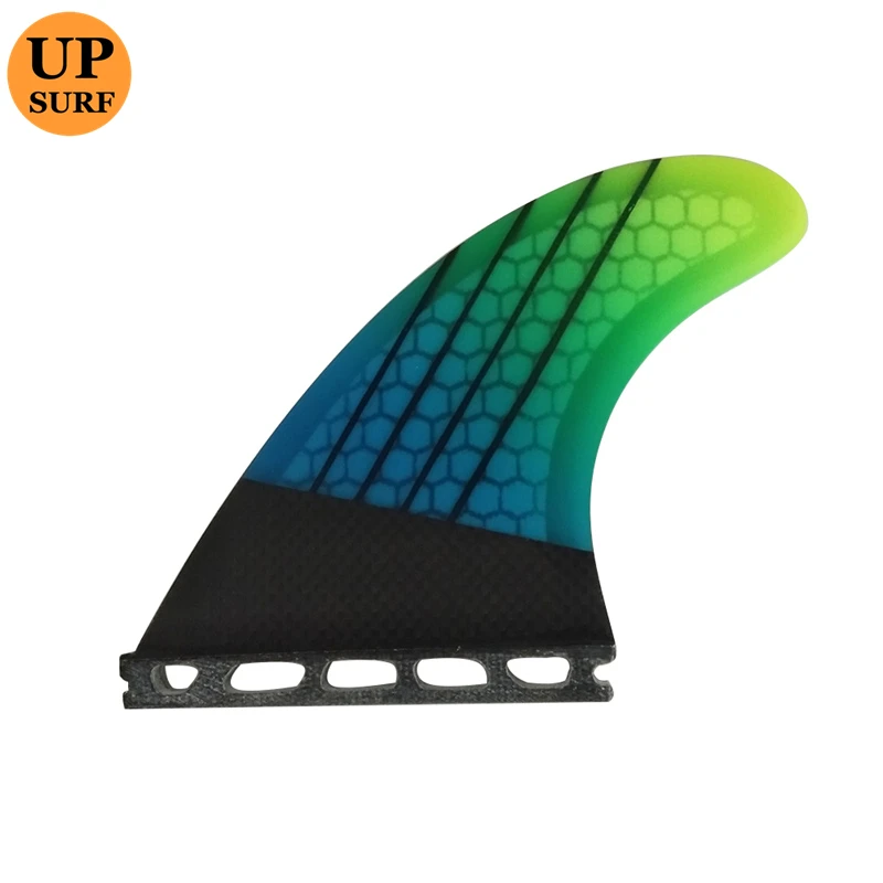 Surf Fins UPSURF FUTURE Fins G5 Medium Surf Board Fin Gradient In Surfing Board 3Pcs/set Honeycomb Surfcasting Accessories