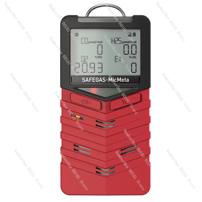 Portable Diffusion Four-in-One Gas Detector Formaldehyde Ozone Carbon Monoxide Alcohol Gas Concentration Alarm Apparatus