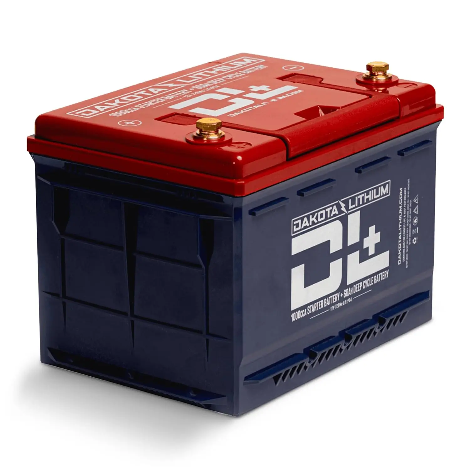 

2 in 1 12V 60Ah Deep Cycle and 1000CCA Starter Battery - 11 Year USA Warranty, 2000+ Cycles - for Engine Starting