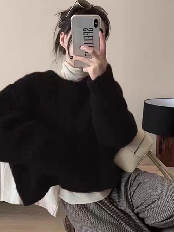 Thiened Knitted Swe… - image