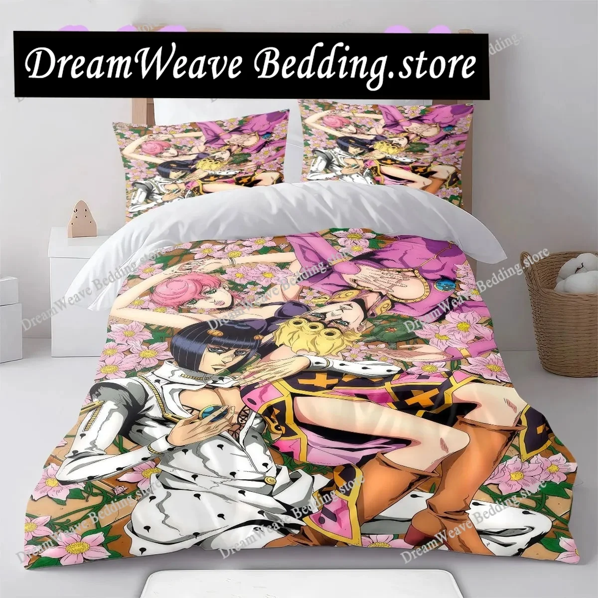JOJO Extra Large Size Bedding Set Duvet Cover Cartoon Children Gift Print Various Sizes Decor