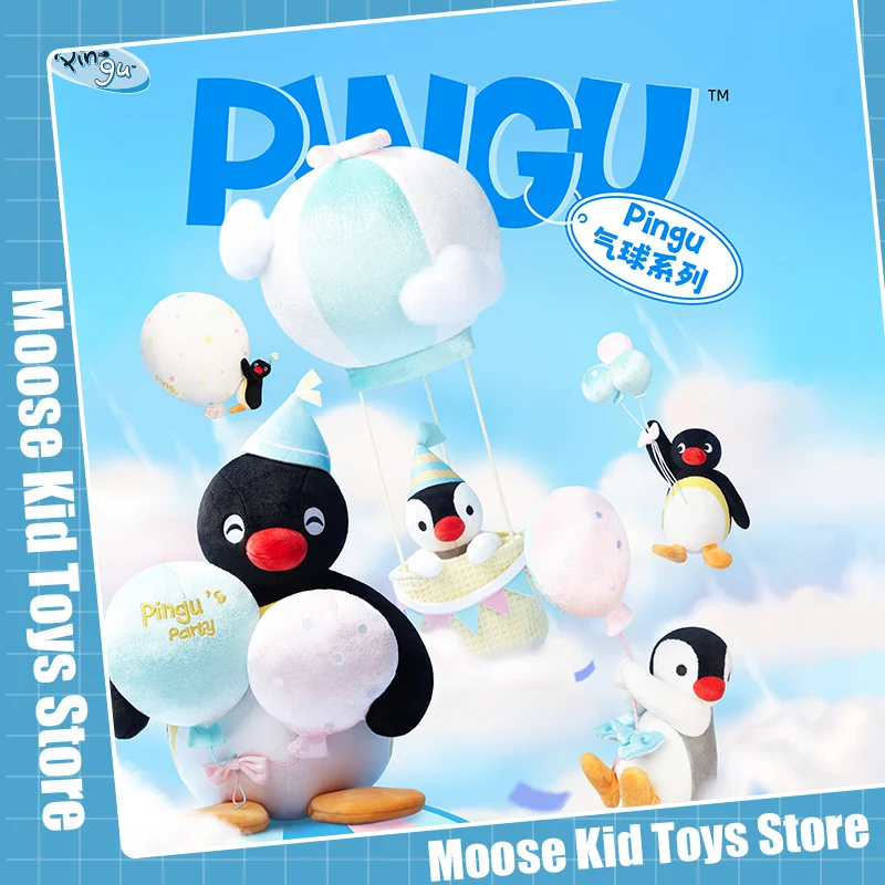 

Genuine New Pingu Penguin Balloon Series Backpack Pendant Toys Cute Pingu For Girls Backpack Hanging Decoration Ornaments Gifts