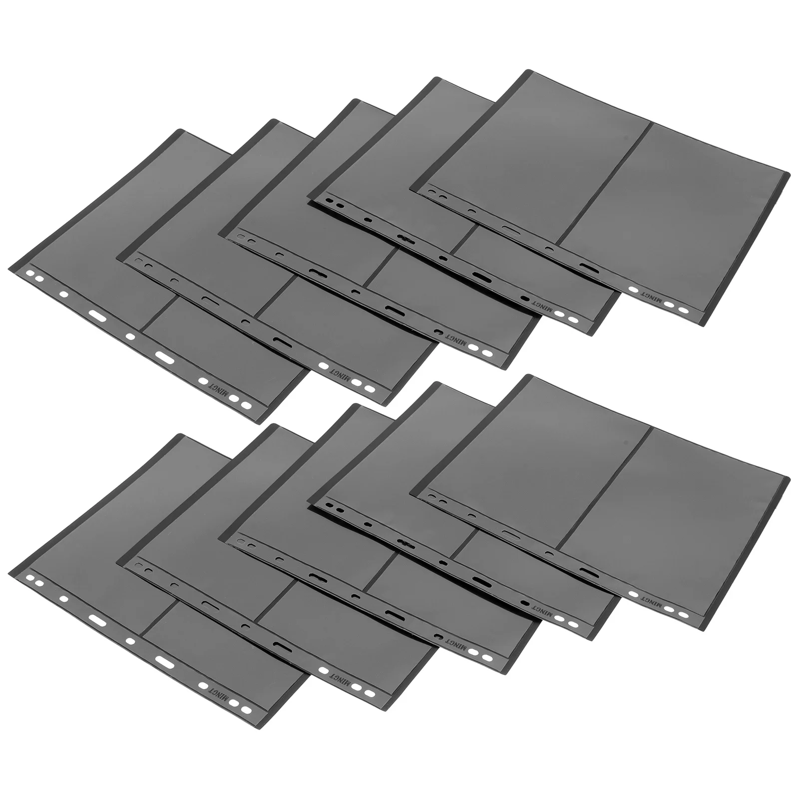 10Pcs Stamp Collecting Album Standard Stock Pages for Cards Coins Protector Lightweight Portable Collection