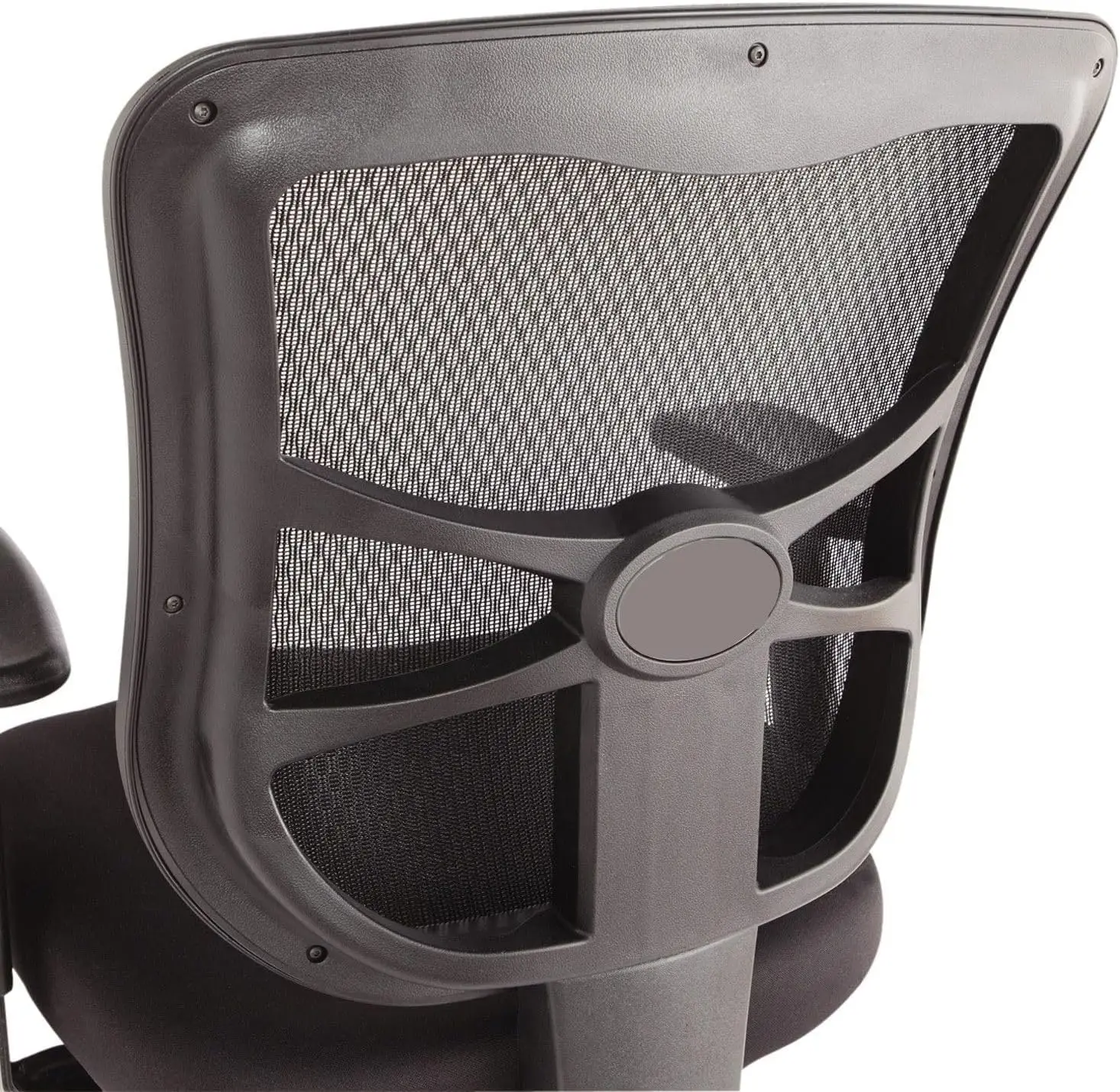 Elusion Series Mesh Mid-Back Multifunction Chair, Black