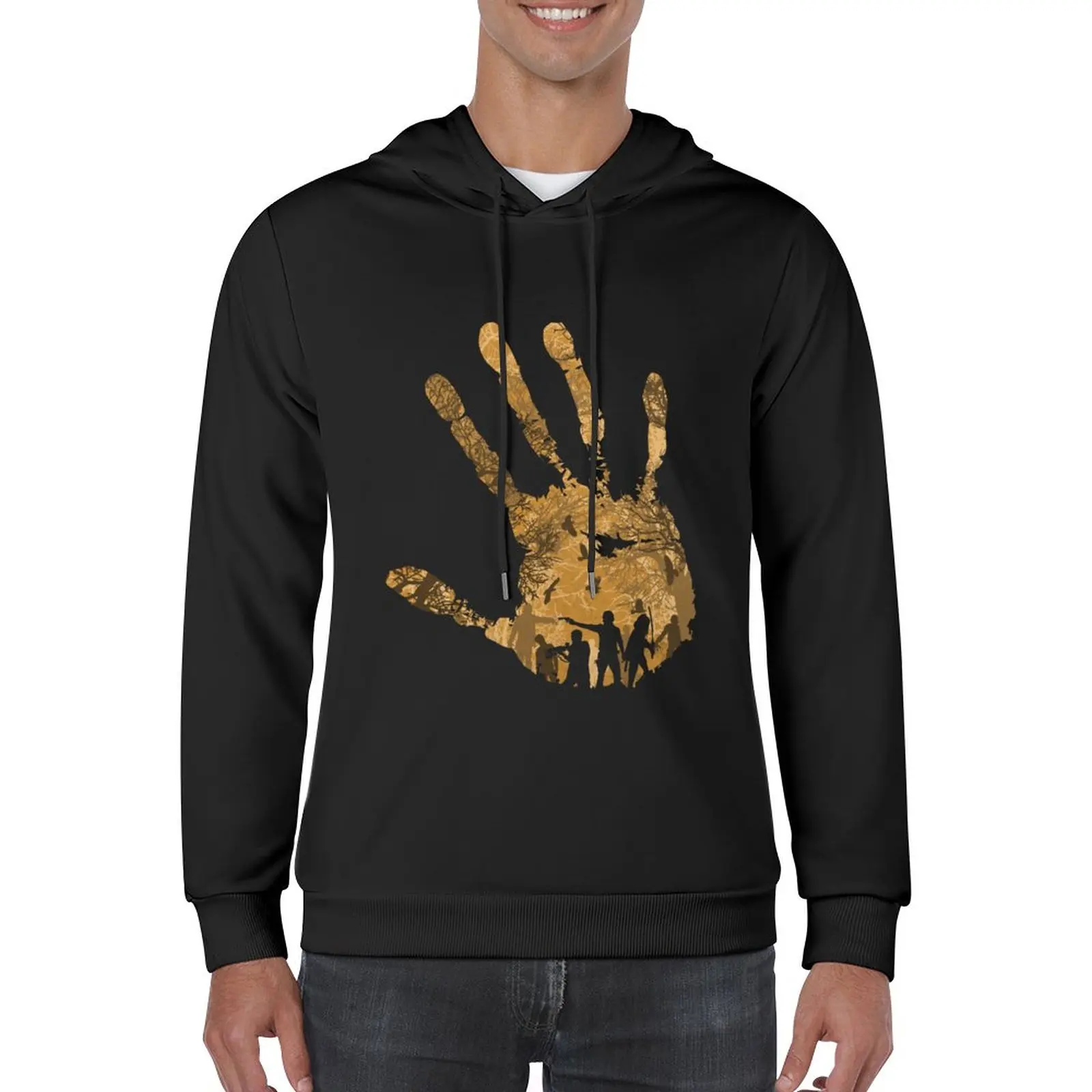 

New The Dead Walk!! Pullover Hoodie men's sweat-shirt set mens clothes hooded shirt blouse new features of hoodies & sweatshirts