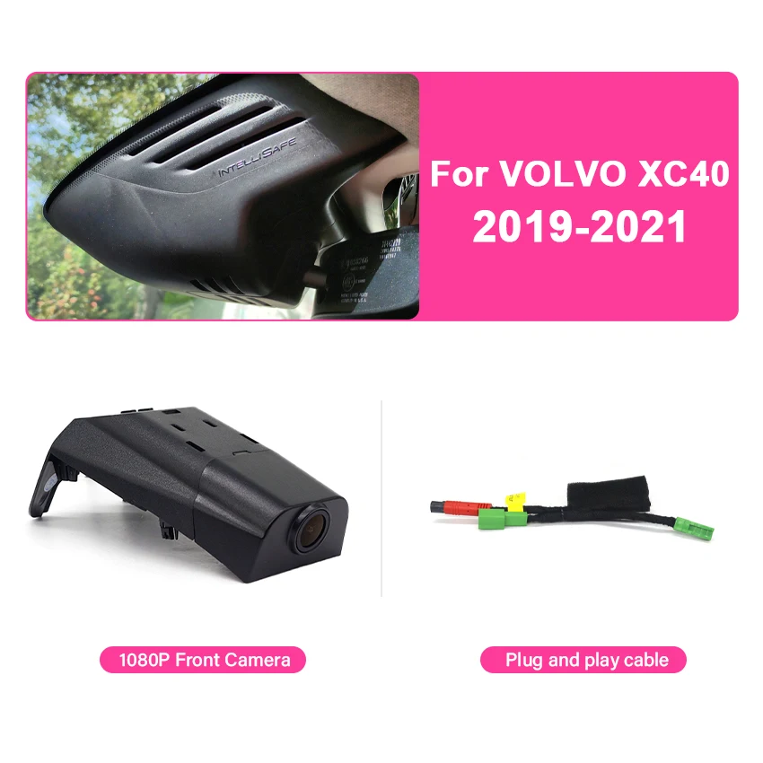 Dash Cam Voor Volvo XC40 XC60 XC90 S60 V60 S90 V90 V40 S80 XC70 Polestar 2 Auto Dvr HD Camera WiFi Rijden Recorder Auto-onderdelen