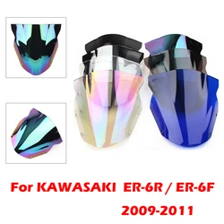 Motorcycle Double Bubble Windshield For Kawasaki ER6R ER6F ER-6 ER6 R F 2009 2010 2011 WindScreen Accessories Fairing Deflector