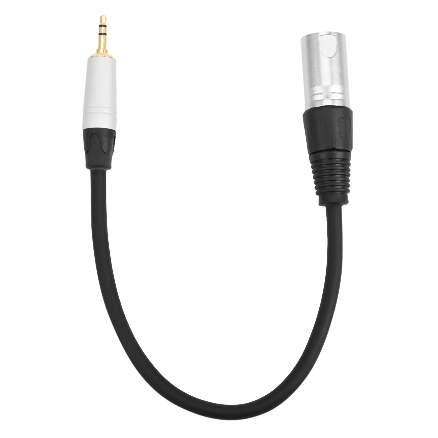 Conector Jack macho de 0,3 metros y 3,5 Mm a Cable estéreo blindado Xlr macho de 3 pines para grabación de Audio de micrófono
