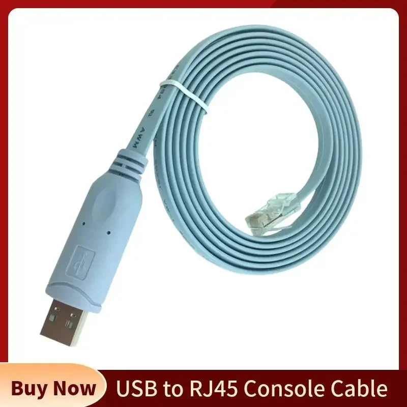 Кабель USB к консоли RJ45, последовательный адаптер RS232 для Cisco H3C HP Arba 9306 Huawei, роутер, переворотный преобразователь, кабели управления переключателями