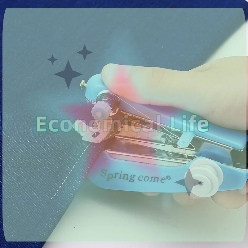 Mini Sewing Machines Needlework Cordless Hand-Held Clothes Useful Portable Sewing Machines Random Handwork Tools Accessories