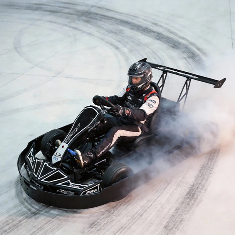 Electric Kart With Protective Bumper Surround Built on 4130 Chromoly Frame for Maximum Durability