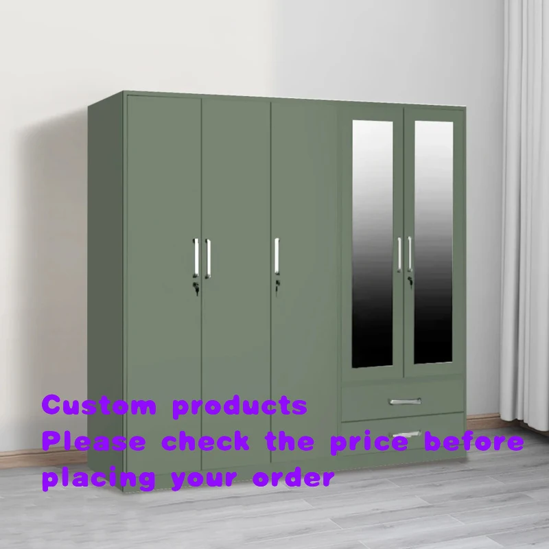 custom.Modern Metal Wardrobe Storage Living Room Application