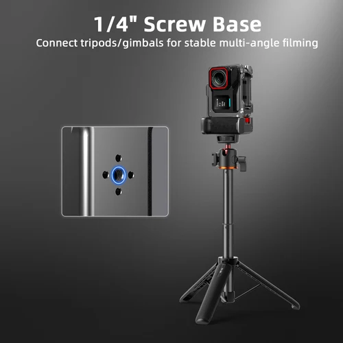 Imagen 2 del producto Para Insta360 Ace Pro 2/Ace Pro Kit de agarre cámara marco de Metal funda Bunlle con tapa de lente para Insta 360 Ace Pro2/Ace pro Accesorios