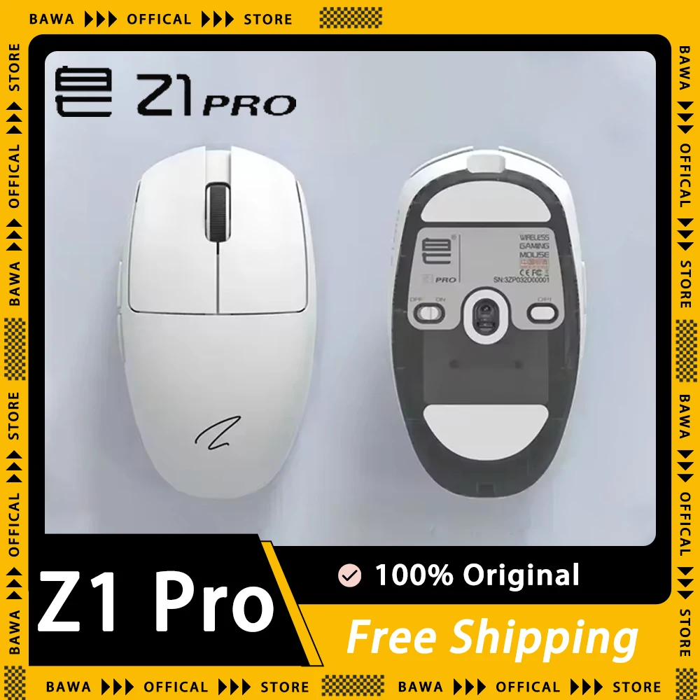 

Zaopin Z1 Pro Wireless Mouse Dual Mode PAW3395 E-Sports Mouse Hollow Out Lightweight Ergonomics Pc Gamer Accessories Mice Gifts