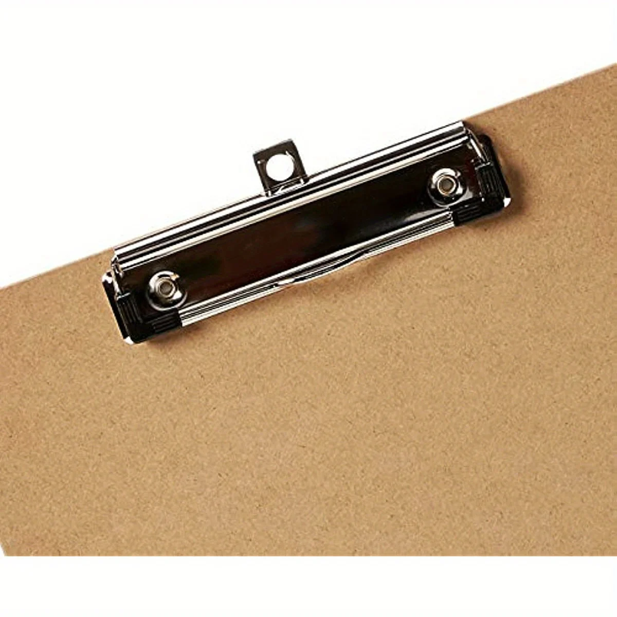 Dasar-dasar Hardboard Office Clipboard Penjepit papan file kayu Alas tulis untuk folder memo kantor- 1 Paket