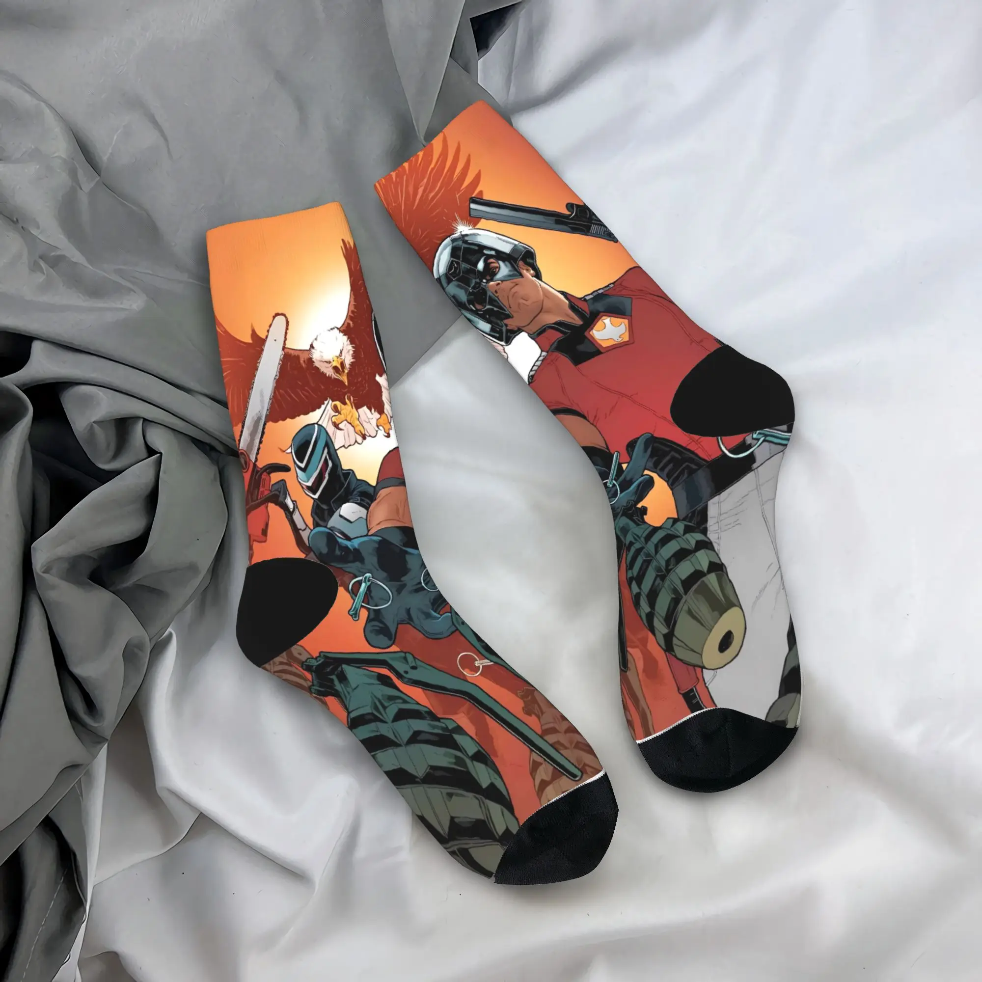 Носки Peacemakers, осенние чулки, повседневные дышащие носки для взрослых и мужчин, дизайнерские уличные противоскользящие носки