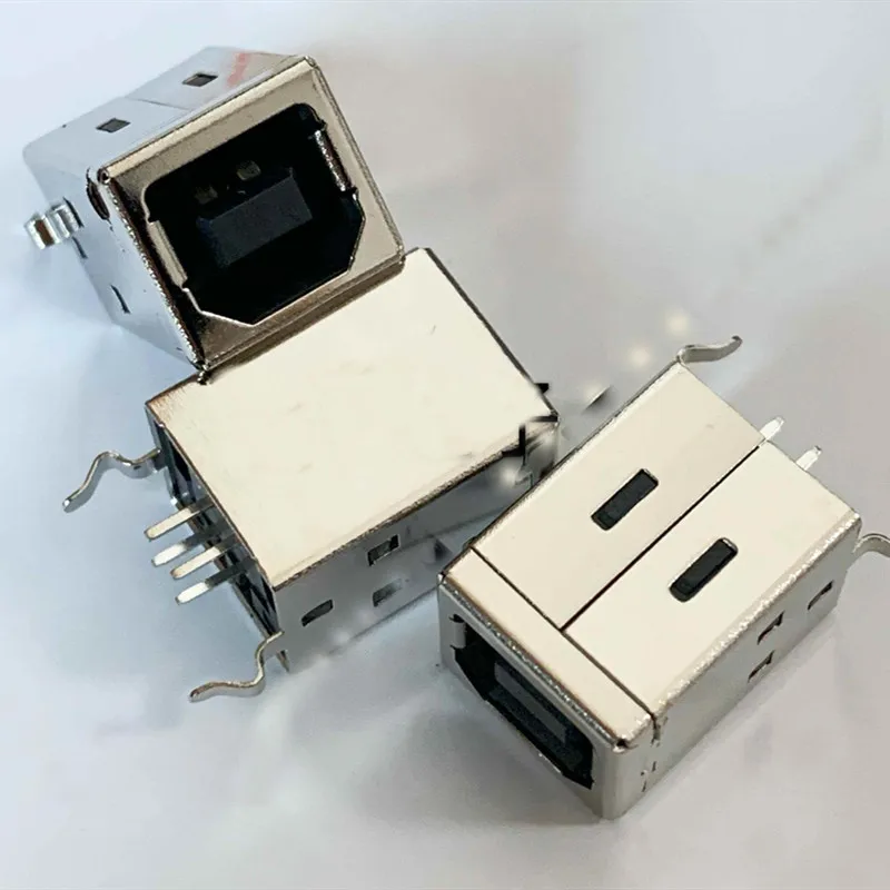 10PCS 5787834-1 Original USB-B Female 180-Degree Straight Plug 4-Pin Printer Socket Model