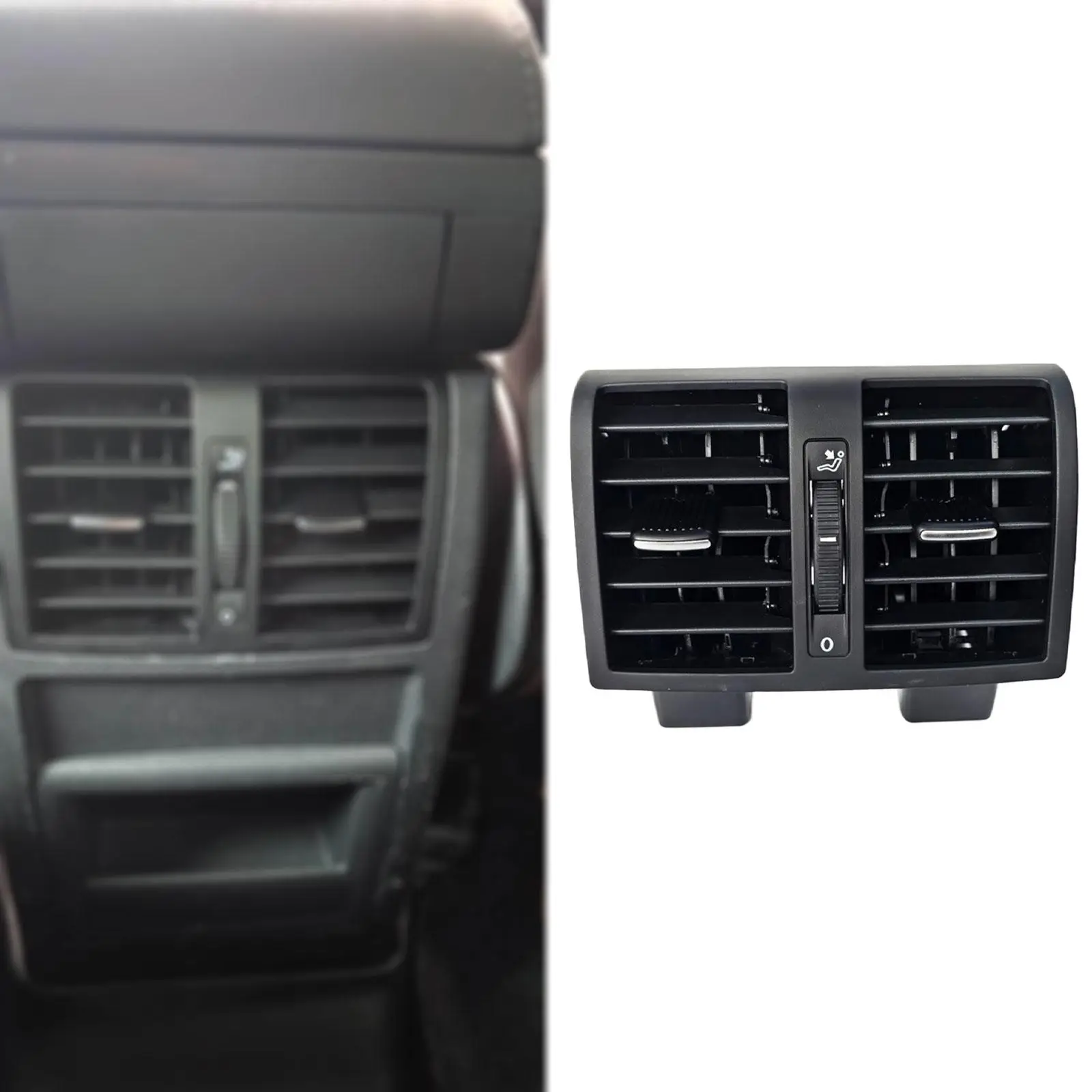 

Rear Center AC Vent Panel Replace Parts Easy to Install Stable Performace Direct Replaces for Touran 2004-2019 Modes